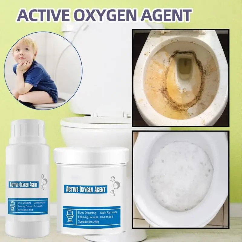 Toilet Cleaner Powder Powerful Sink And Drain Cleaner Active Oxygen