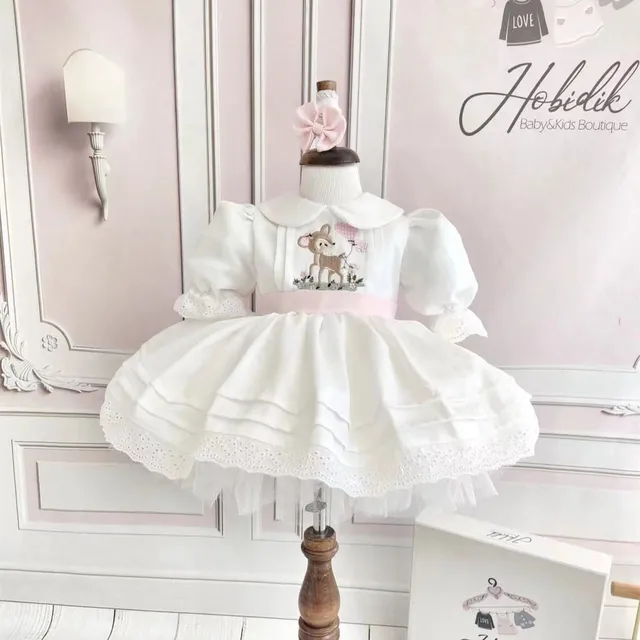 Turque Vintage Robe Fillette Turque Robe D'été Pour Bébé Fille De