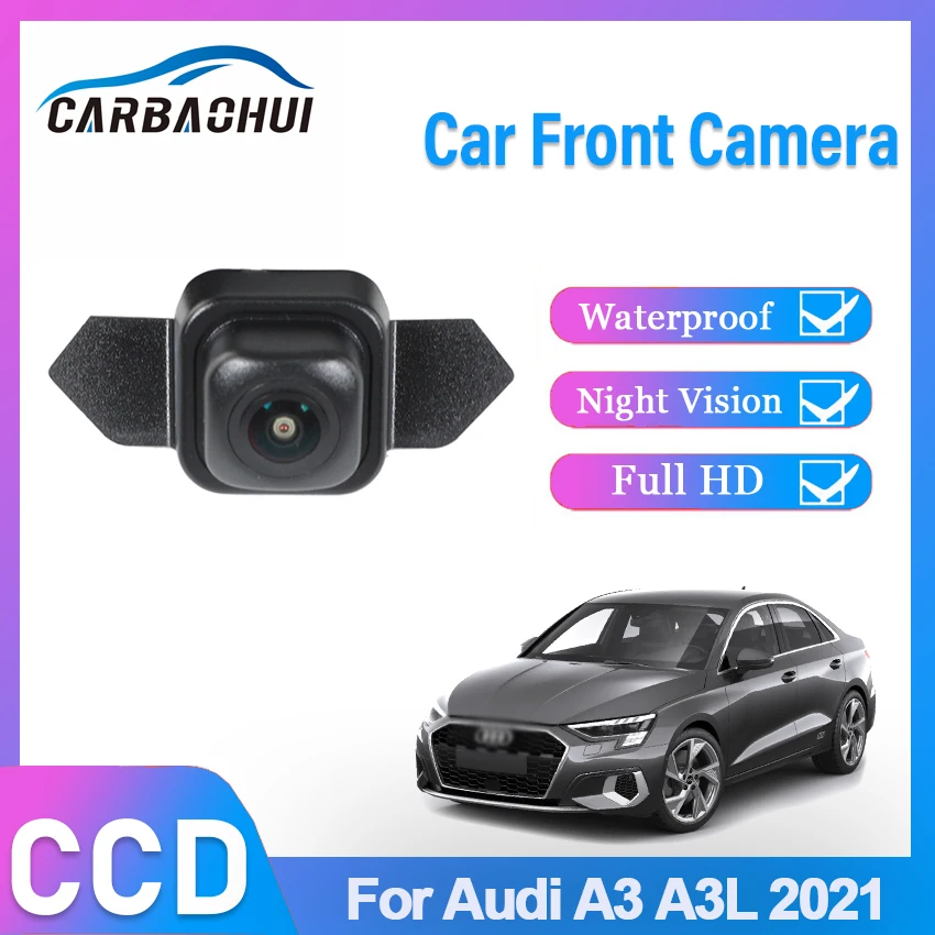 

Автомобильная парковочная камера HD CCD с функцией ночного видения и логотипом, водонепроницаемая, специально для Audi A3 A3L 2021 170 °, широкий угол