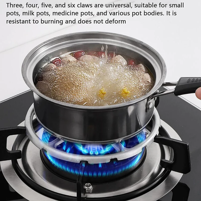 Wok Support Rack Universal Non Slip Cast Iron Stove Trivets Kitchen Wok Cooktop Range Pan Holder Stand Gas Hob