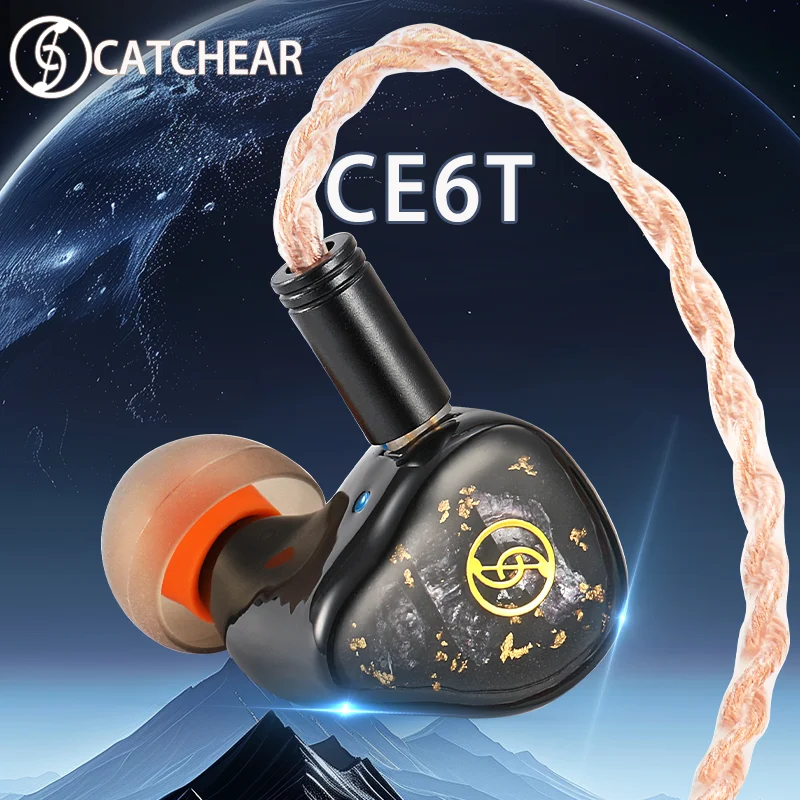 CatchEar CE6T 2DD+3BA+1 Bone Conduction Driver Tribrid