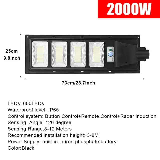 2000W 600LED