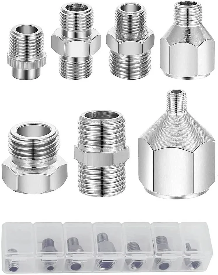 7 pcs Airbrush Adaptor Set for air Compressor & Hose airbrush adaptor set