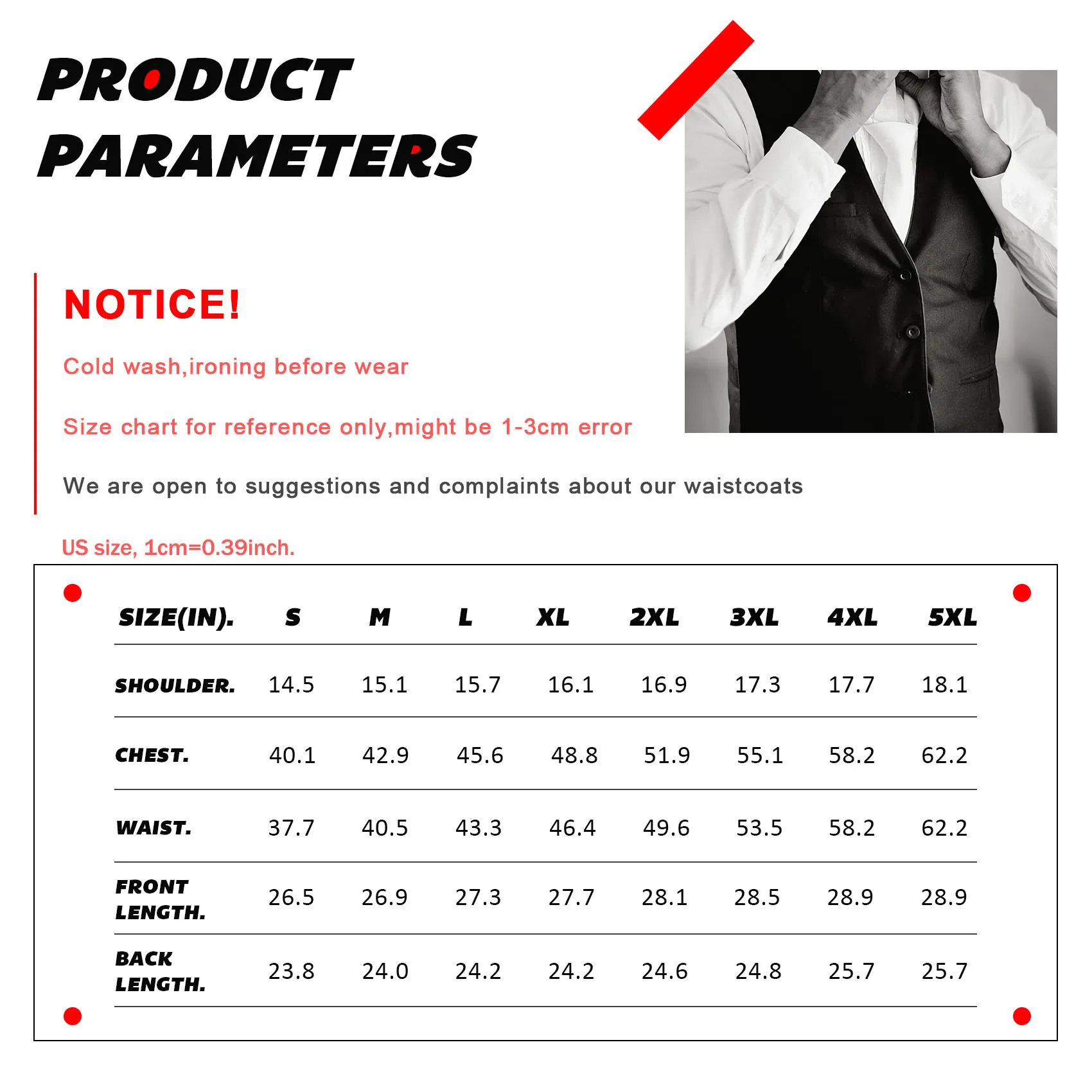 Classic Slim Fit Suit Vest For Men Baby Blue V-Neck Waistcoat Necktie Sets Leisure Groom Party Wedding Designer Barry.Wang DM-24 2