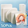 50Pcs 300g Blank Watercolor Paper Cards Portable Postcard Square Round for Painting School Student Art Supplies 1