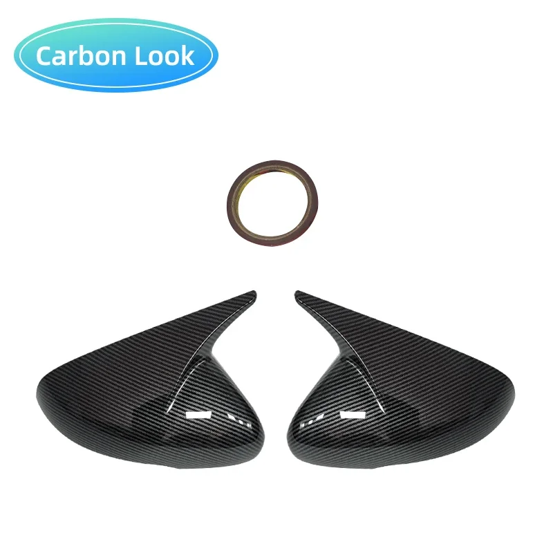 Carbon Fiber Pattern ABS Rearview Mirror Cover