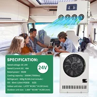 Climatiseur de voiture Treeligo 2025 10500BTU 12V, nouvelle unité de climatisation électrique pour voiture, camping-car, camion, tracteur, fourgonnette, motorhome 2