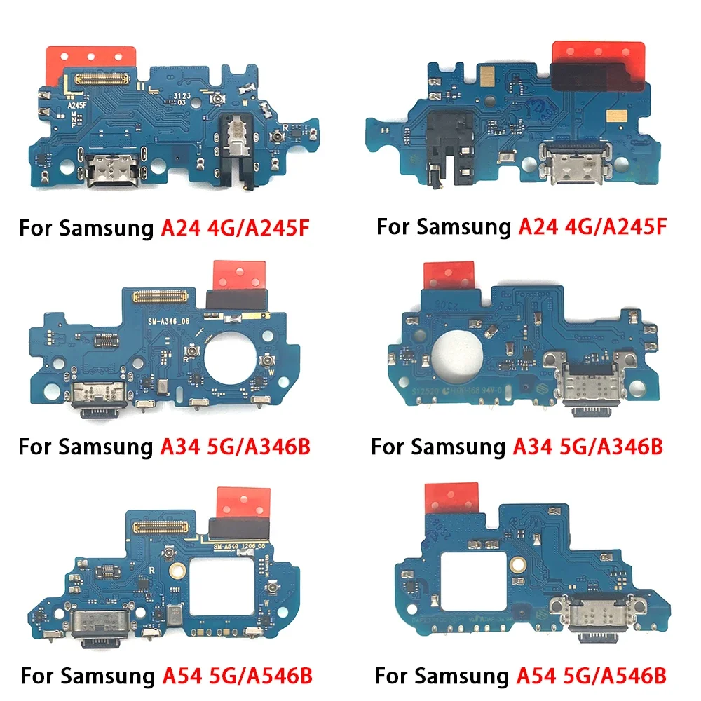 Universal USB Charger Charging Port Dock Connector with Microphone Board Flex Cable