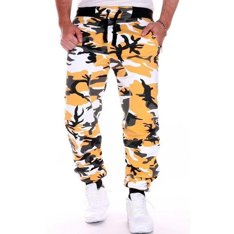 Calça de moletom camuflada para homens e mulheres, calça de jogger larga legging, roupa esportiva, harém, tamanho grande, nova, 2022