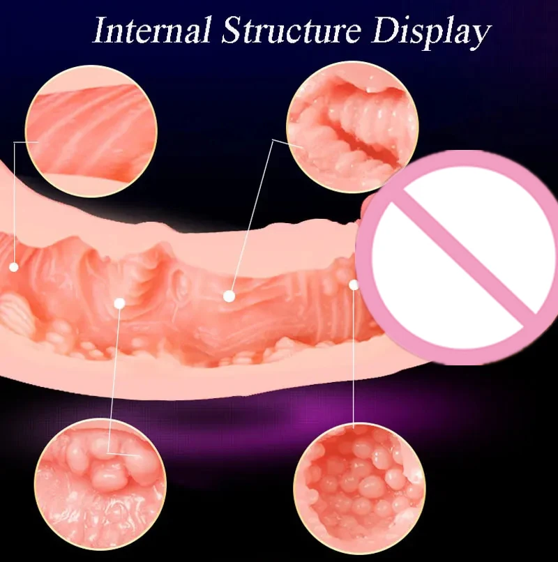 Unisex Soft Dildo Realistic Male Masturbator Doll Pocket Pussy Vagina Hollow Penis Sleeve Gay Anal Plug Sex Toys For Women Man sex toys