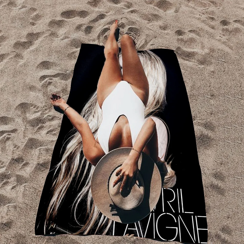 1pc Avril L-Lavigne 3 Microfiber Beach Towel Absorbent Quick Dry Soft Yoga Swimming Resort Mountain Climbing Towel 3