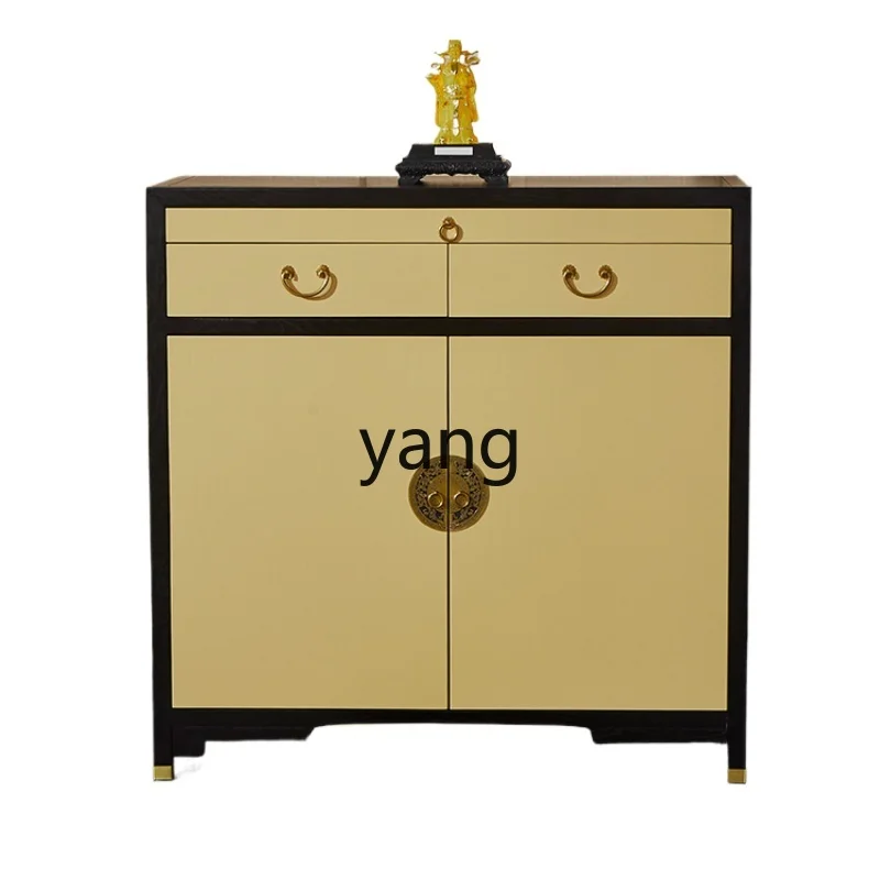 

Yjq Altar Modern Chinese God of Wealth Worship Table Buddha Shrine Household Solid Wood Prayer Altar Table Altar