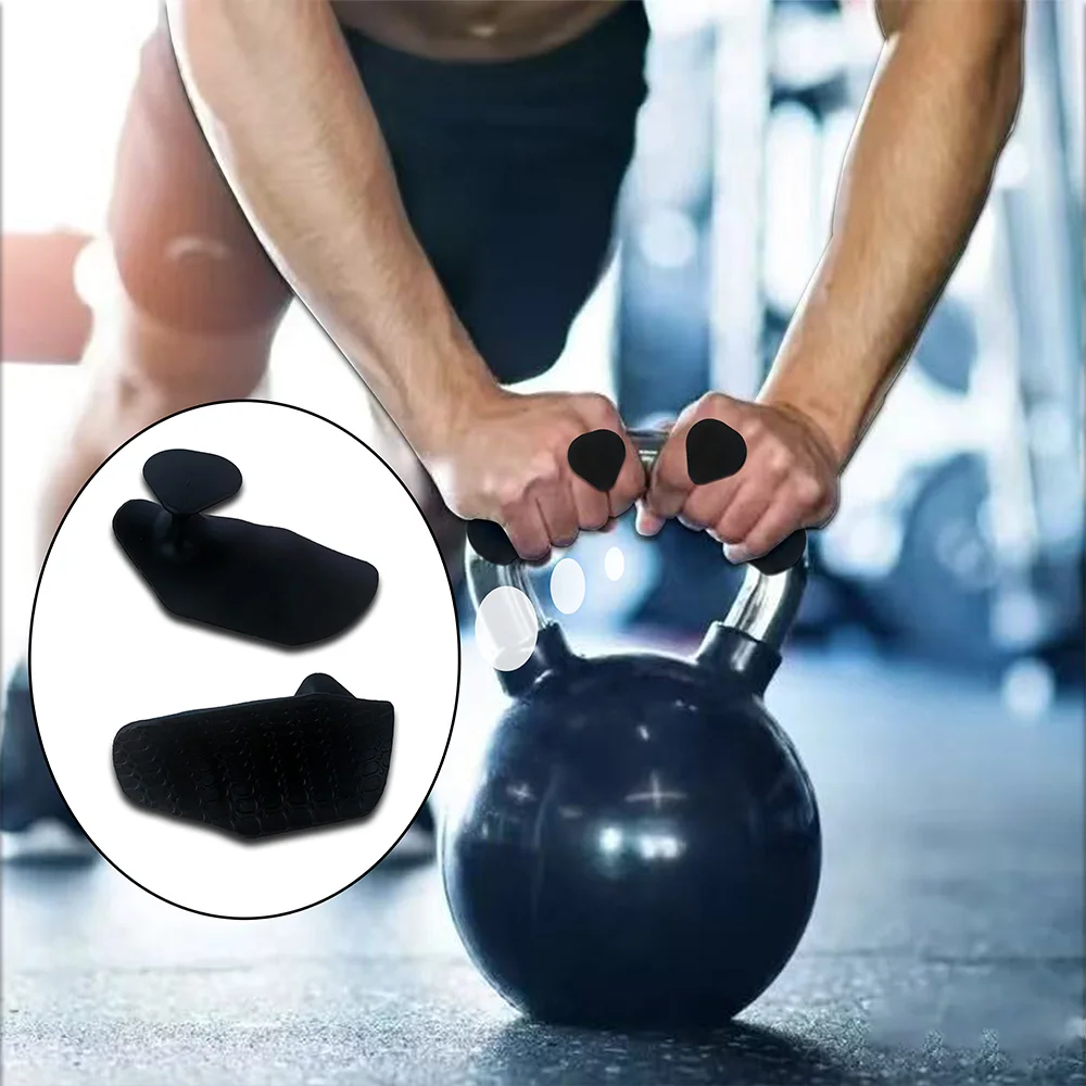 Fitness Gloves Silicone Gymnastics Grip Fingerless Pull Grip Cross Training Palm Protection