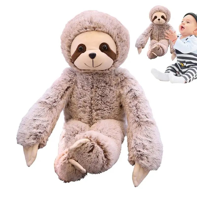 

Sloth Plush Cute Sloth Pillow Snuggly Cozy Animal Cuddly Sloth Plushie Hug Pillow Toy for Kids Ideal for Special Occasions