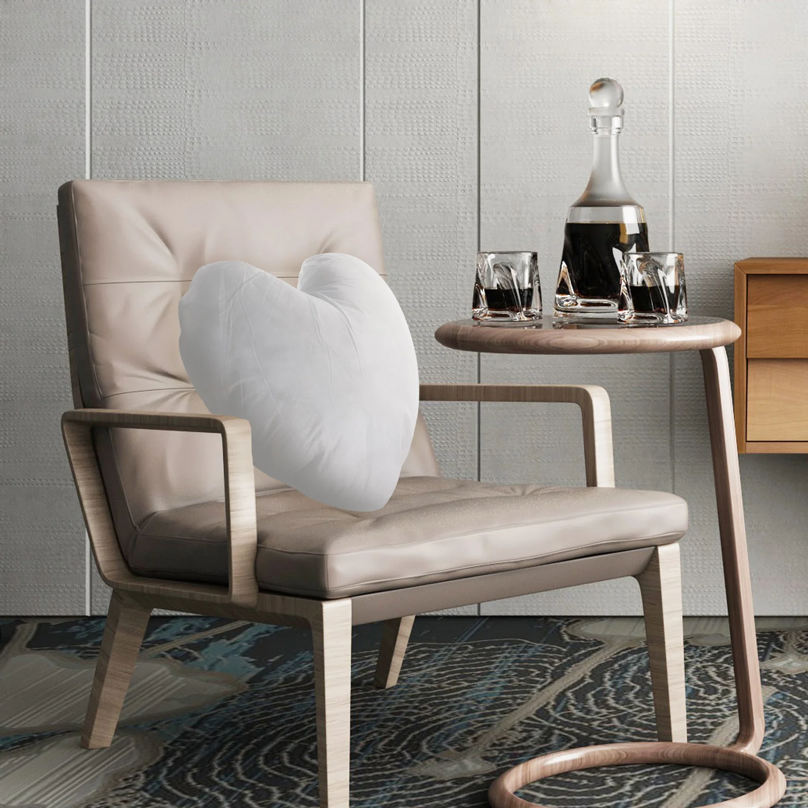 

Домашняя наволочка Stuffe персиковые напольные Чехлы в форме сердца наполнитель для дивана наполнитель подголовник из полиэстера для детей