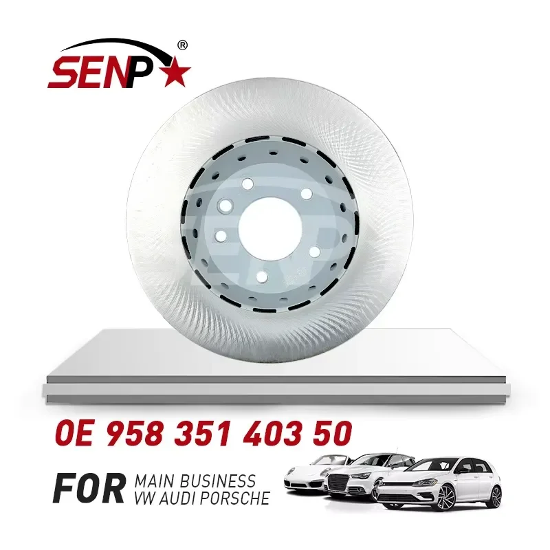 SENP 고품질 브레이크 디스크 92A 포르쉐 카이엔 95835140350 전륜 브레이크 시스템용