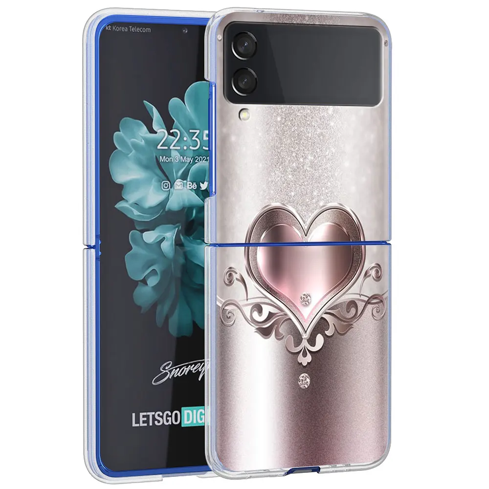 Transparent Luxury Love Bow Hard Phone Case Cover - Clear PC Design