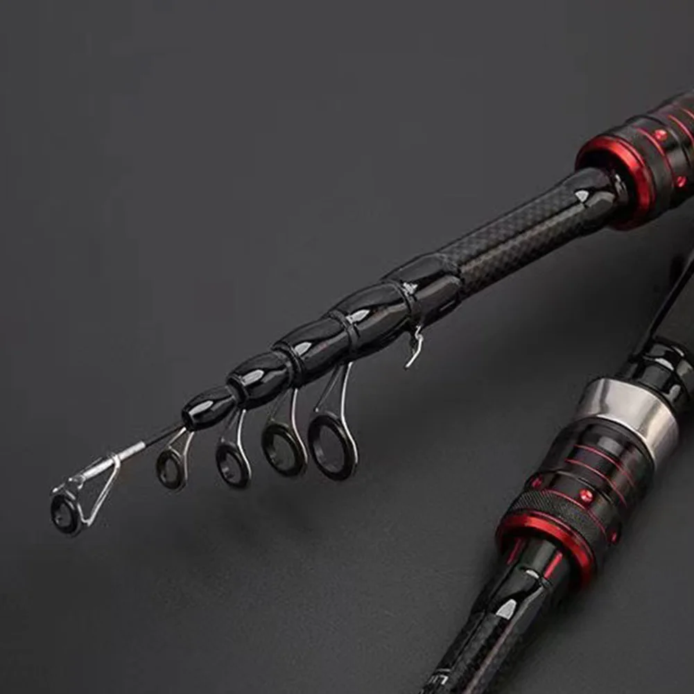 Description Picture 6 of itemTelescopic Fishing Pole Portable Travel Fishing Rod Spinning Casting Rod for River Lake Reservoir Ice Fishing and So On