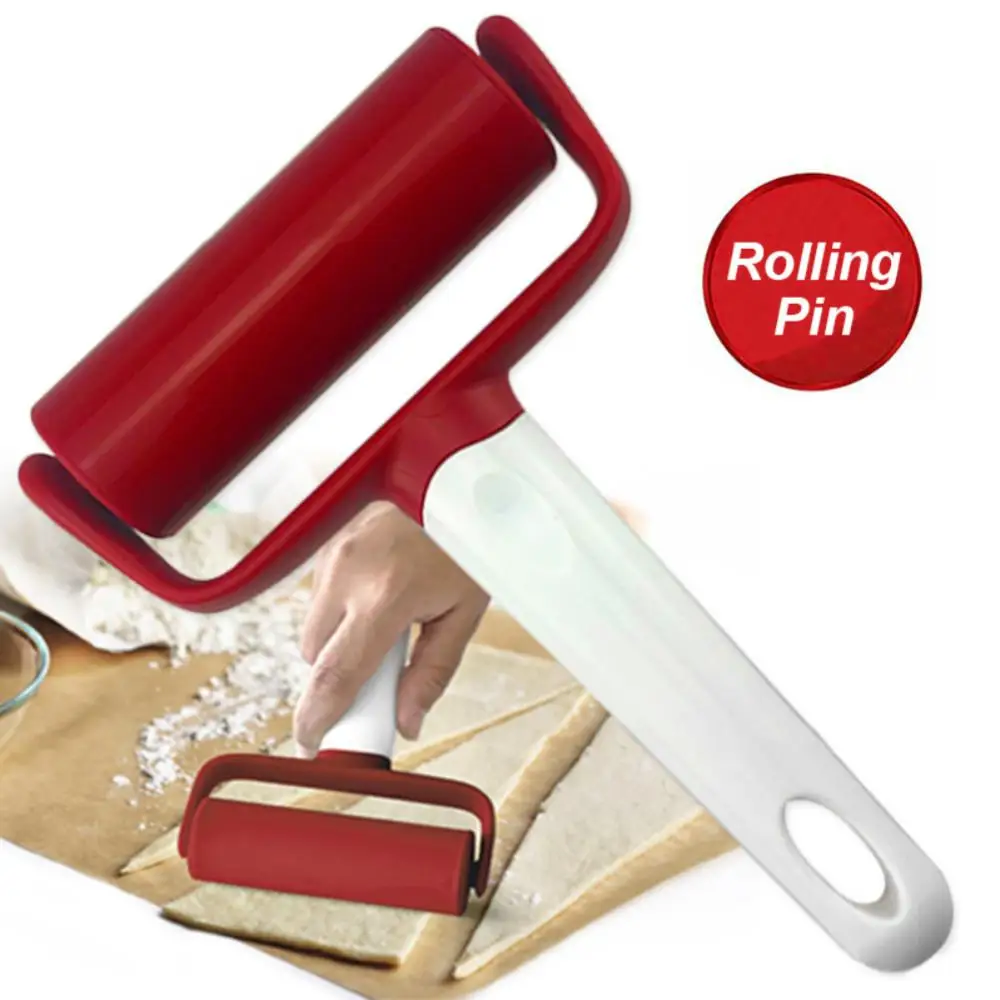 Sa90cbbfd7dab44c28e076be319f2949eM Rolling Pin Pastry Pizza Fondant Bakers Roller Plastic Cookie Dough Rolling Pin Kitchen Utensil Kitchen Cooking Gadgets