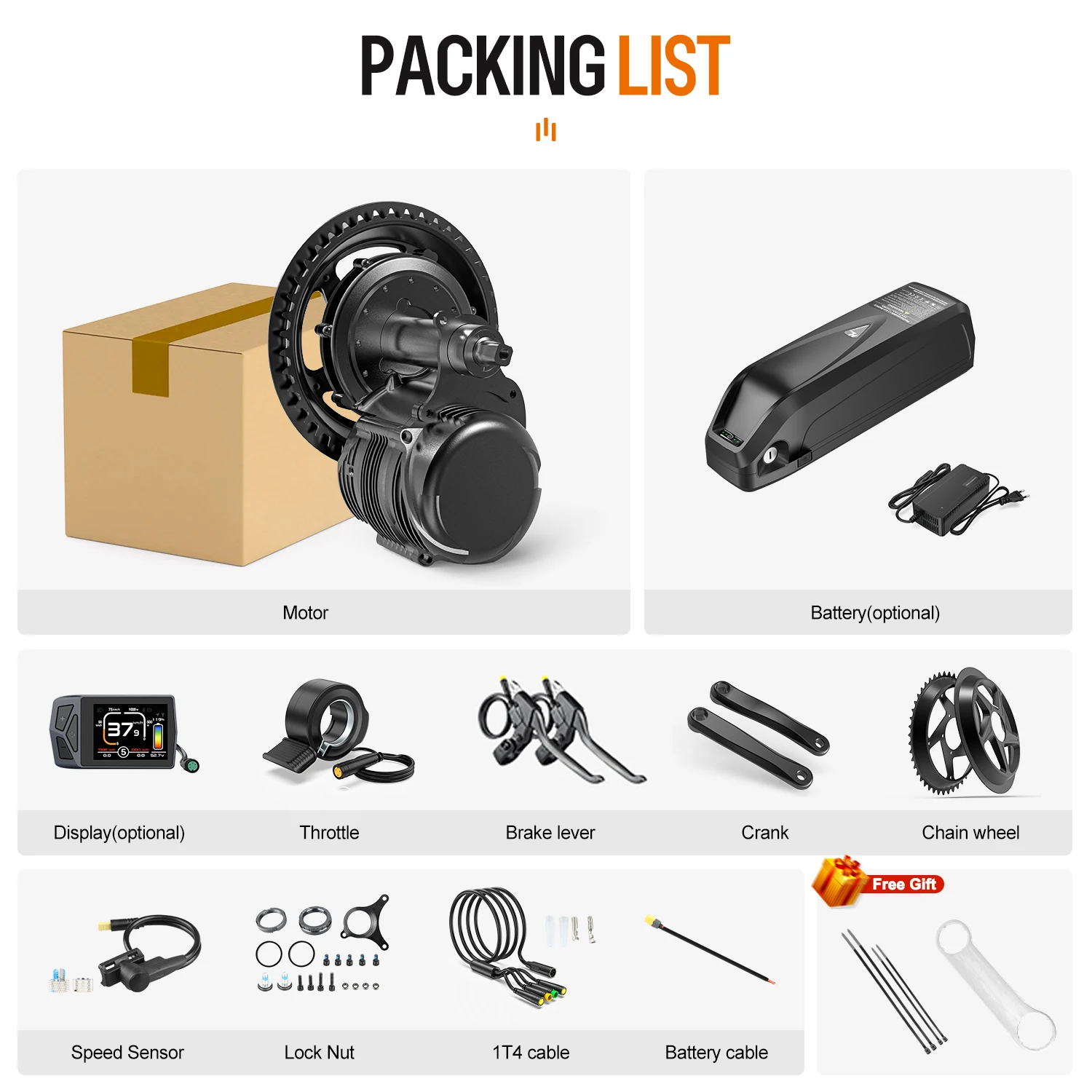 Kit De Vélo Électrique À Moteur Central(999+) - Alibaba