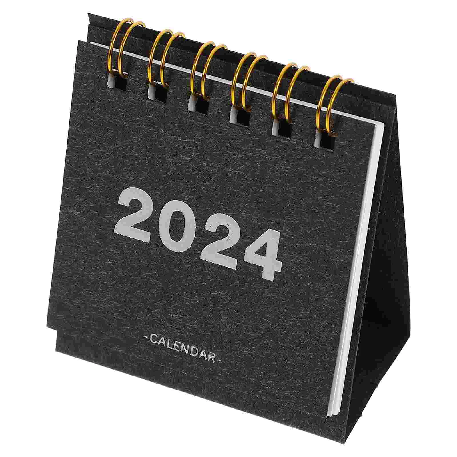 Mini Calendar Desktop Calendar Cartoon Daily Weekly Scheduler Planner Desk Monthly Plan Notebook Calendar Top Decoration