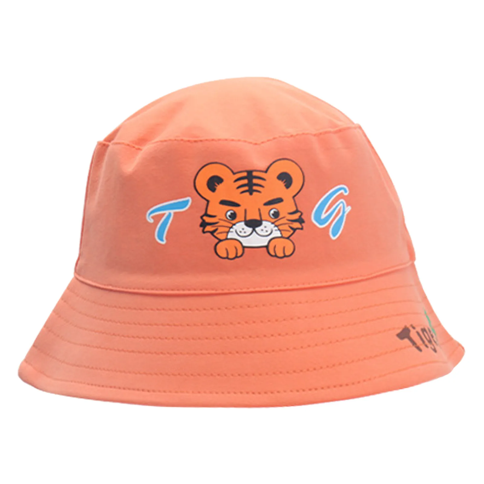 Kids Cap Children Hat Girls Boys Spring Outdoor Shade Cartoon Animals Sunscreen Hat Fisherman панама детская