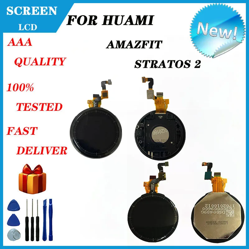 

For Huami Amazfit Stratos 2 A1609 A1619 LCD Screen Display Touch Screen Replacement And Repair Parts