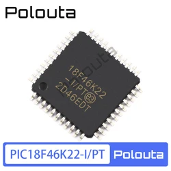 Polouta PIC18F46K22 I/PT 18F46K22 QFP 44 microcontrôleur Arduino Nano, 1 pièce, Kit d'installation autonome, Circuit intégré électronique, livraison gratuite 