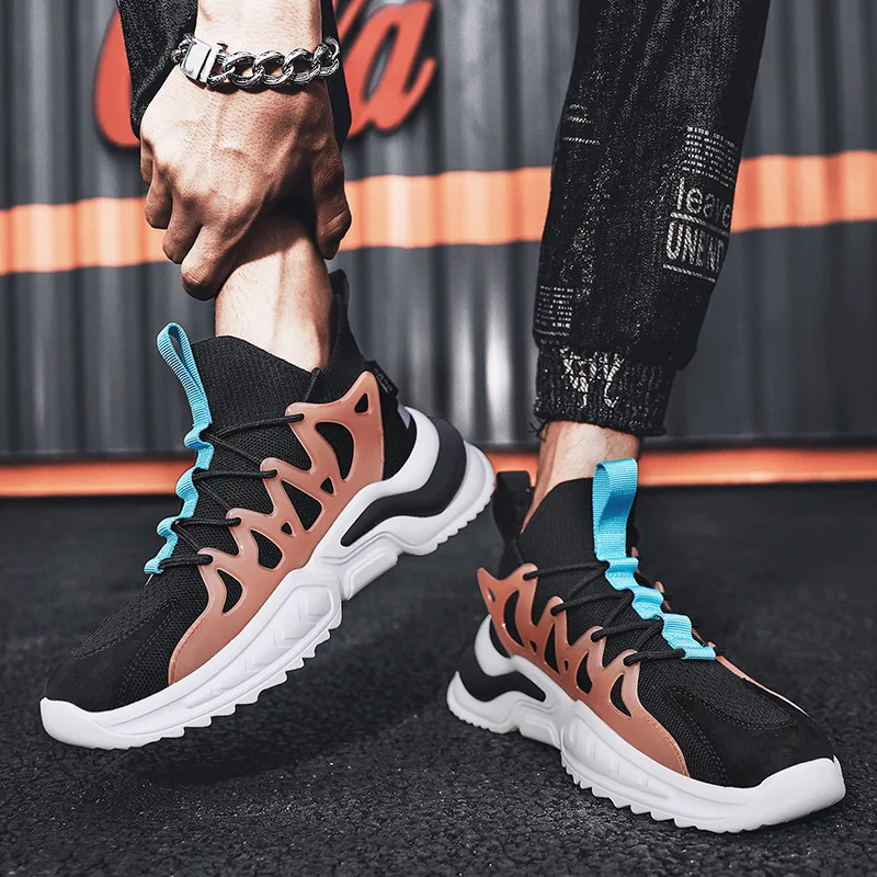 

Tenis Masculino Large Size Men Shoe Spring/Summer New Mesh Dad Shoe Platform Elevated Casual Shoe Men Versatile Sport Shoe Trend