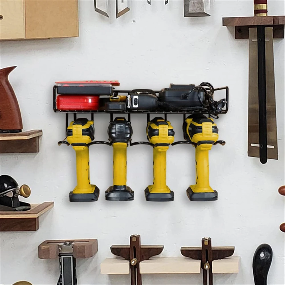 

Держатель для электродрели, настенный стеллаж для электроинструментов, отверток, полка для хранения электроинструментов, аксессуары, органайзер для мастерских гаечных ключей