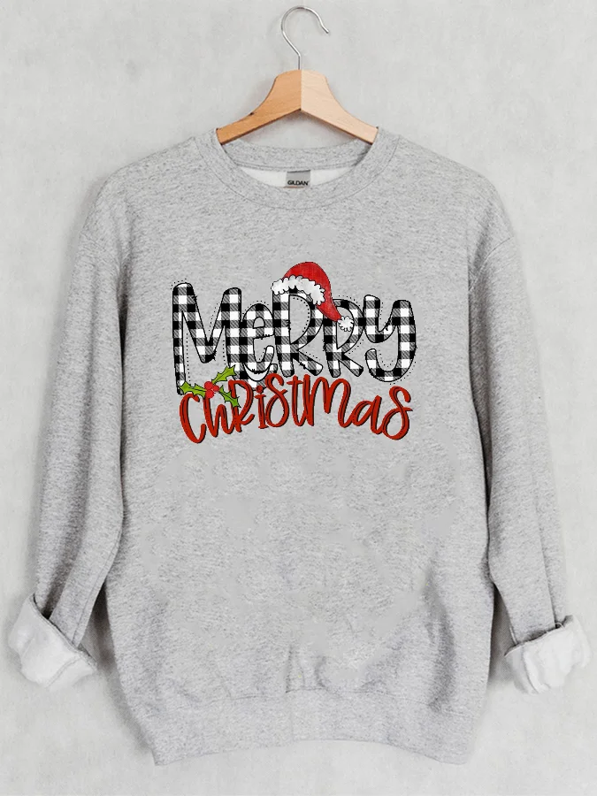 Women Sweatshirt Soft Warm Casual Female Hoodies 2023 Autumn New Loose Fleece Tops for Girls Merry Christmas Sweatshirt