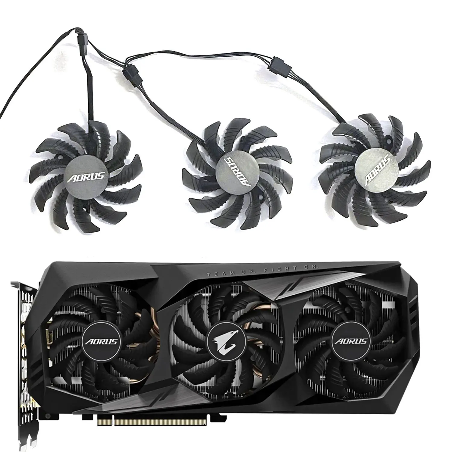 Nuova Sostituzione Della Ventola Di Raffreddamento Da 78Mm Per Gigabyte Aorus Geforce Gtx 1660 Ti 6G Gtx 1660 Dispositivo Di Raffreddamento Della Sche