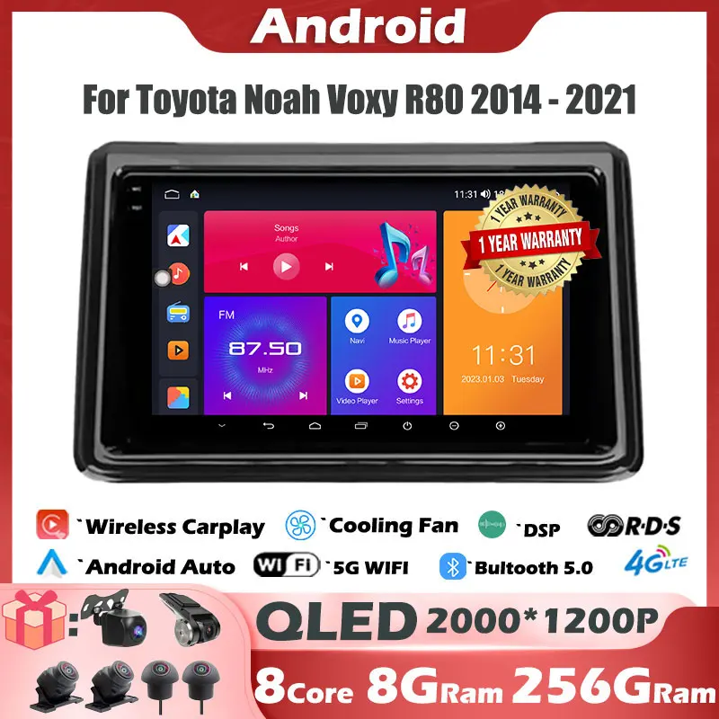

Автомобильный мультимедийный видеоплеер IPS/QLED 2000*1200P, 10 дюймов, android 13