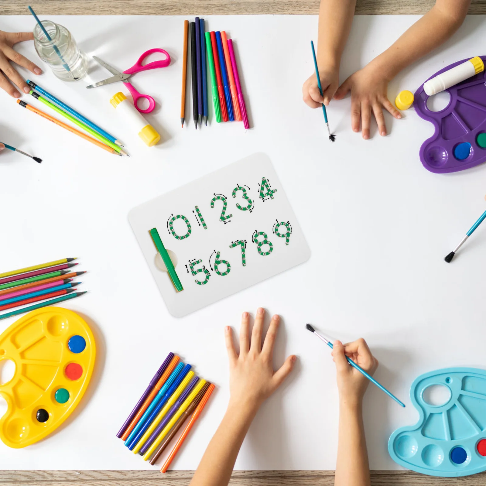 Magnetic Writing Board Digital Magnetic Drawing Board Kids Writing Educational Doodle Erasable Drawing Pad Learning