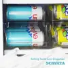 2 Pack Soda Can Organizer Dispenser for refrigerator 2 Tier Automatic Rolling Beverage Beer Soda Can Holder for Fridge, Pantry 5