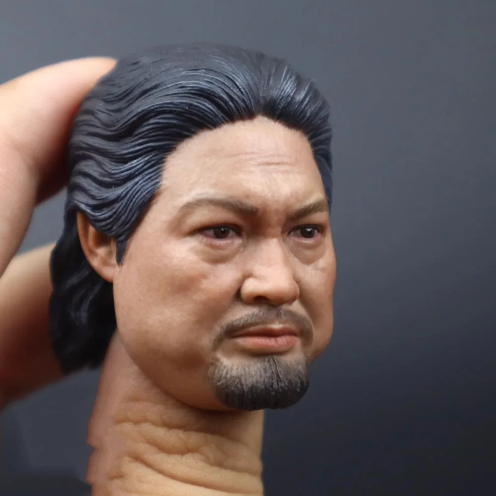 

1/6 Asia Chinese Kung Fu Sammo Hung Fatter Man Head Sculpture Carving Player Head Sculpt Carving Fit 12" COO PH DAM Action Doll