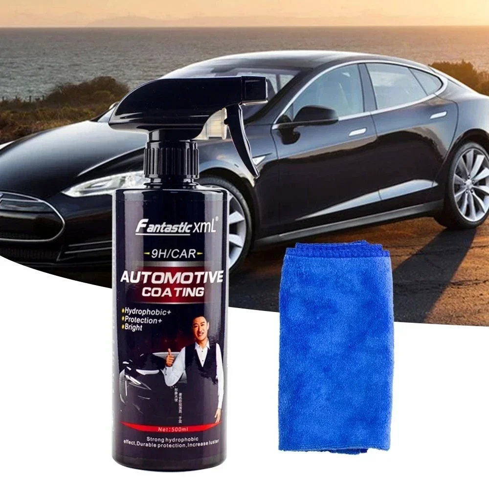 500ML 9H Hardness Car Detailing Ceramic Coating Car Products Ceramic Coating Nano Glass Plated Crystal Polish