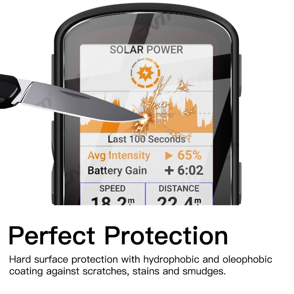 Cover + 2 Vetri Temperati Per Garmin Edge 830: Protezione Schermo Durezza 9H, Custodia Silicone, Rosso