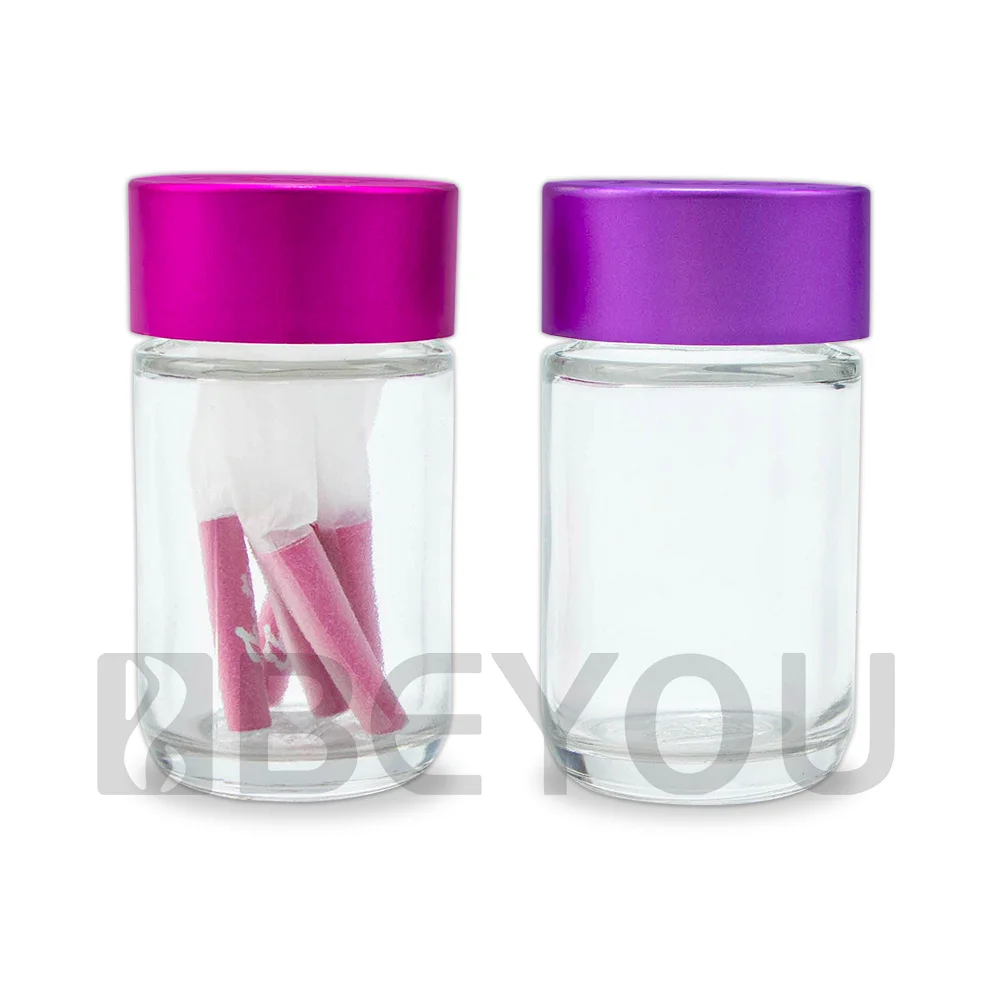 Custom Logo 10PCS Smell Proof Glass Joint Holder Case with Glass