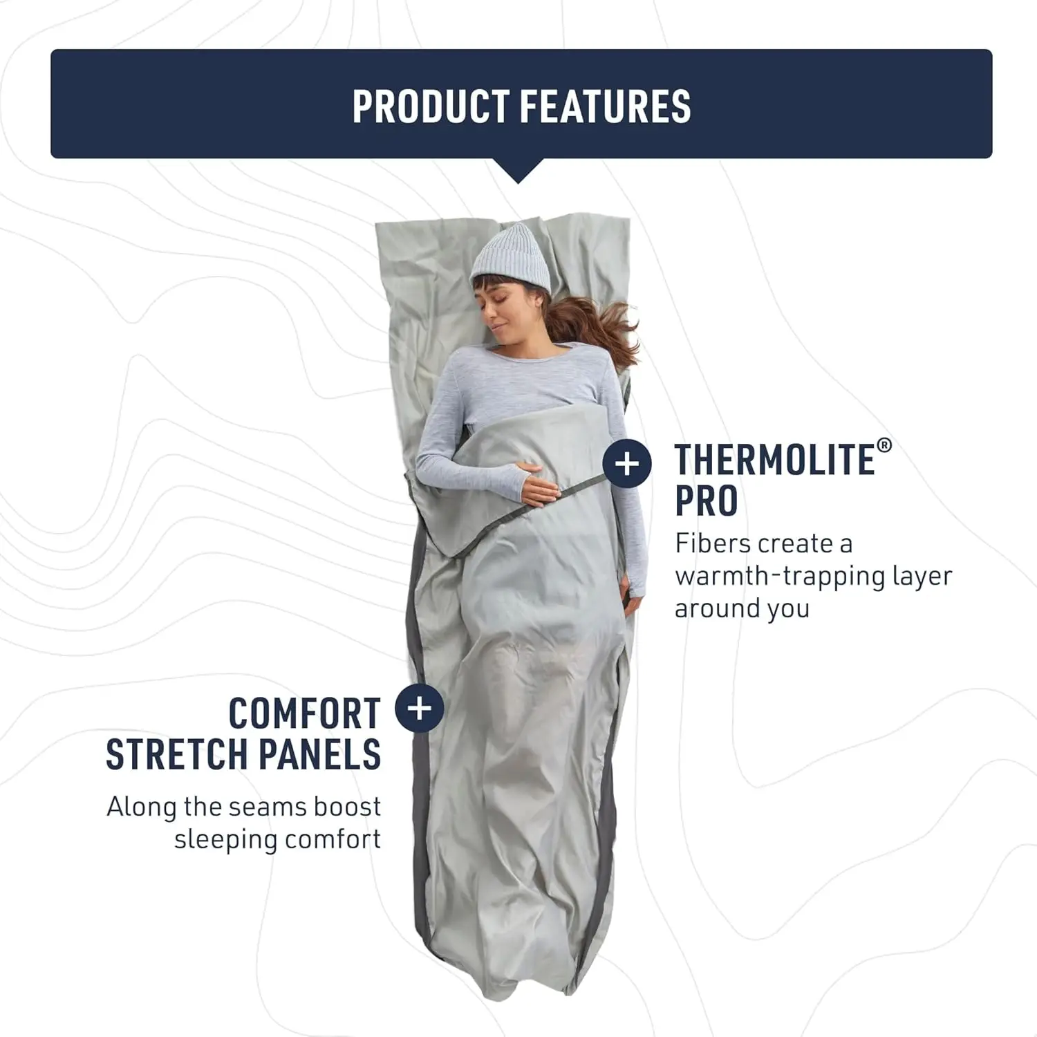 Silk Blend Sleeping Bag Liner