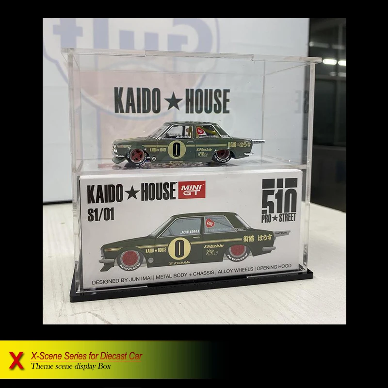 ボブアクリル 1/64 モデルカーディスプレイケース MiniGT KaidoHouse