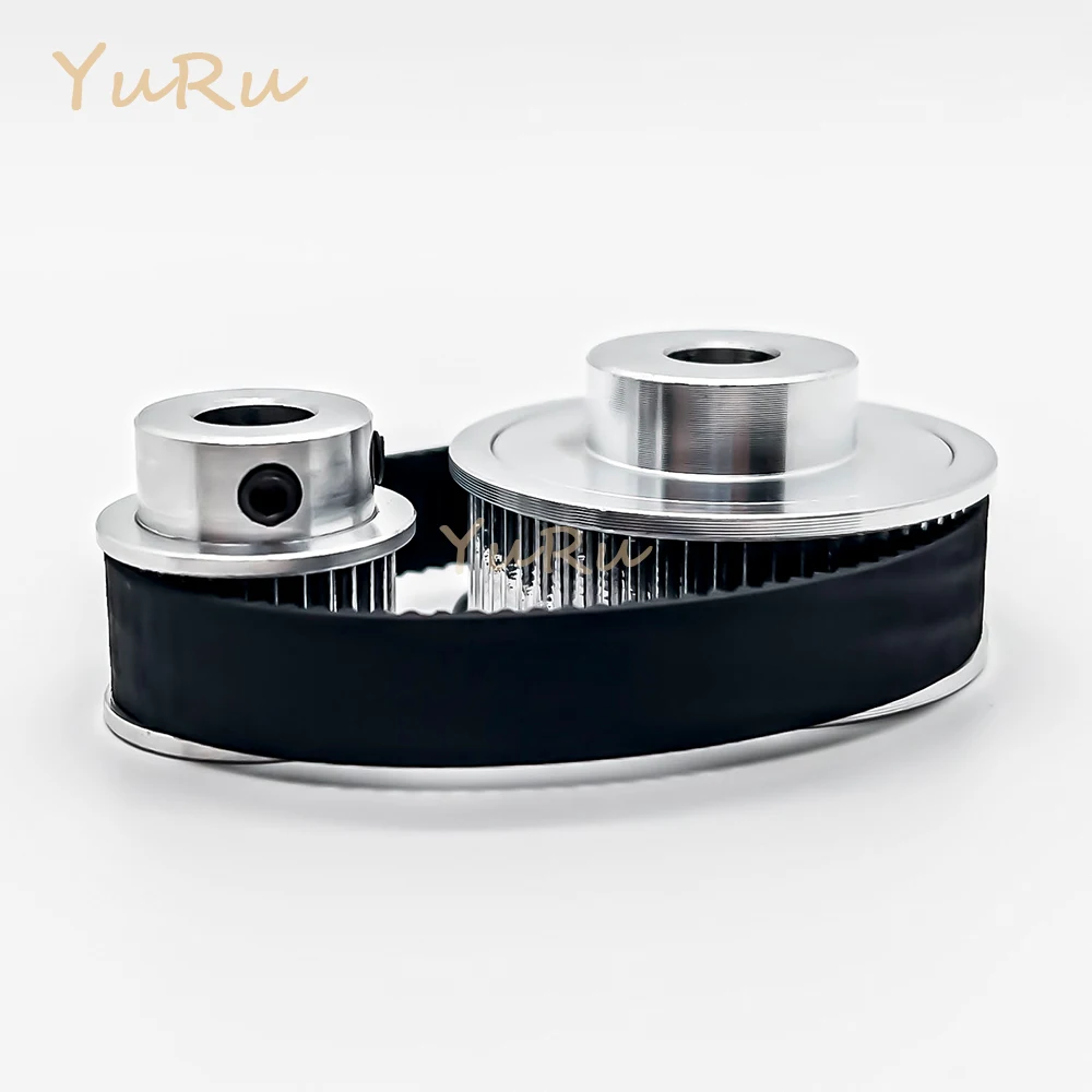 dentes, 60T, 2:1, furo 5 ~ 14mm, largura 10mm