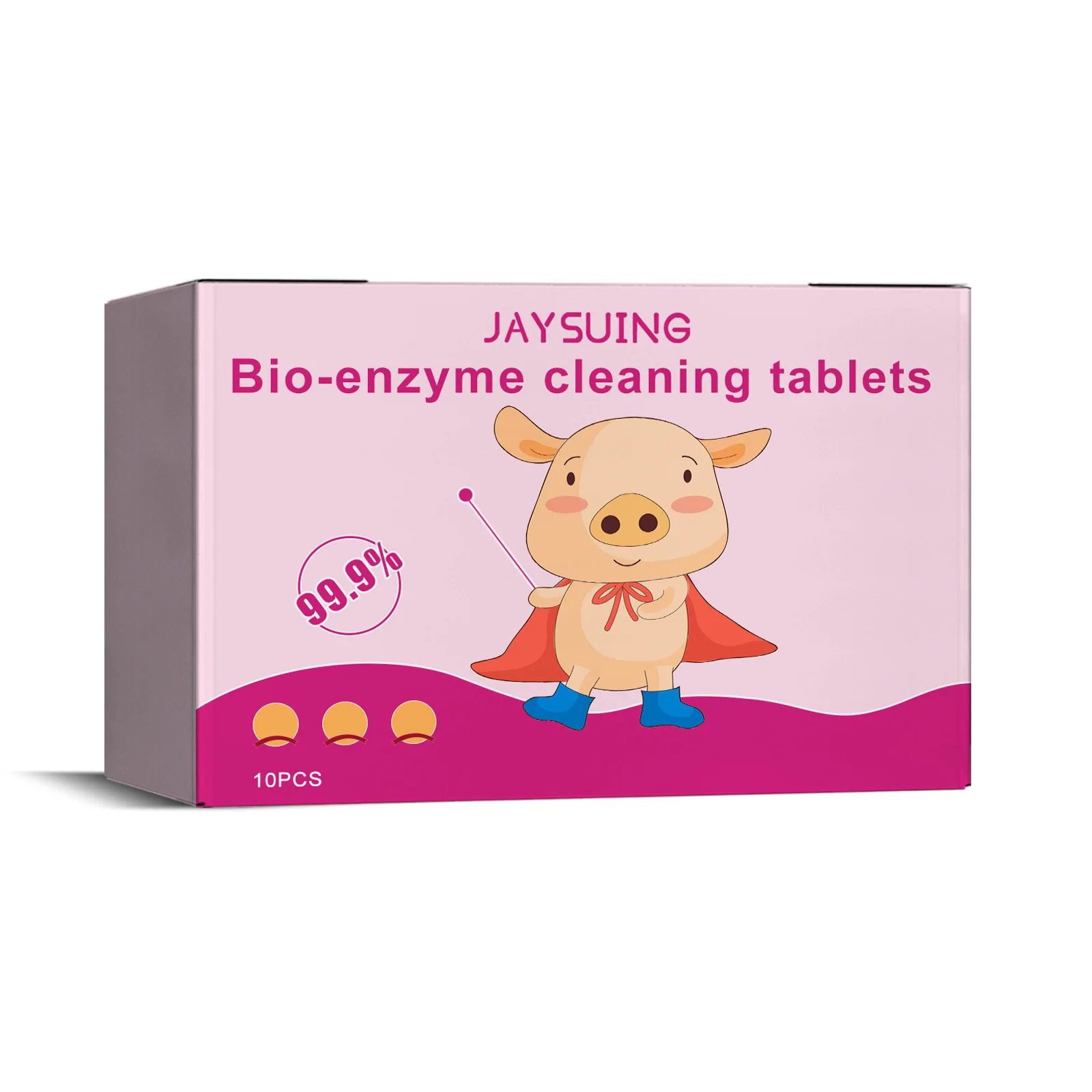 Enzyme Tablet for Clothes Shoe Clothing Pillowcase Enzyme Cleaning Remove Yellowing Brighten Color Explosive Salt Washing Agent