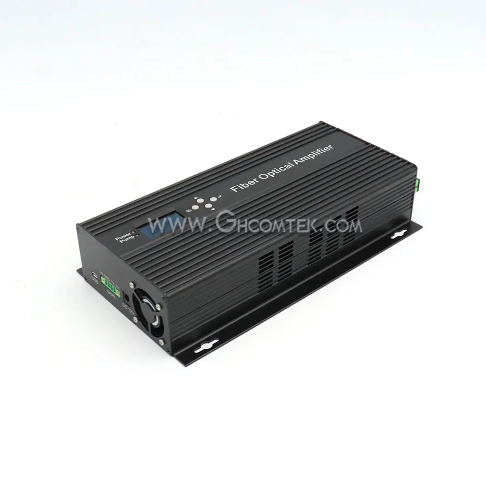 Optical Amplifier EDFA 1550nm Power WDM 8x23dBm SC/APC Fiber Port