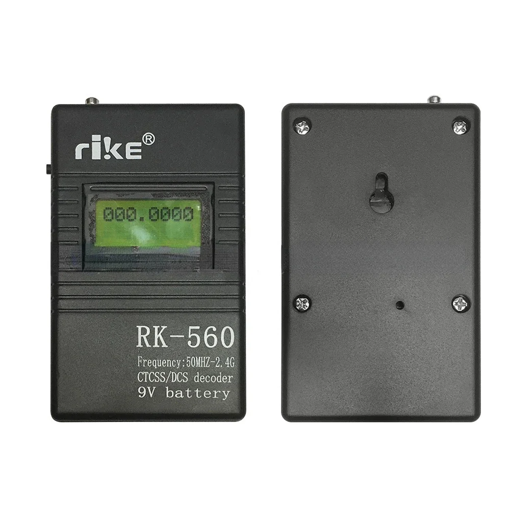 Frequency Counter Tester Frequency Meter RK560 Frequency meter 50MHz-2.4GHz portable handheld frequency meter frequency reader for digital analog sub tone measurement
