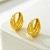 86226-cbda8c.jpg Boucles d'oreilles créoles vintage CZ pour femme, tendance, épaisses, rondes, pendantes, bijoux quotidiens scintillants, cadeau pour elle