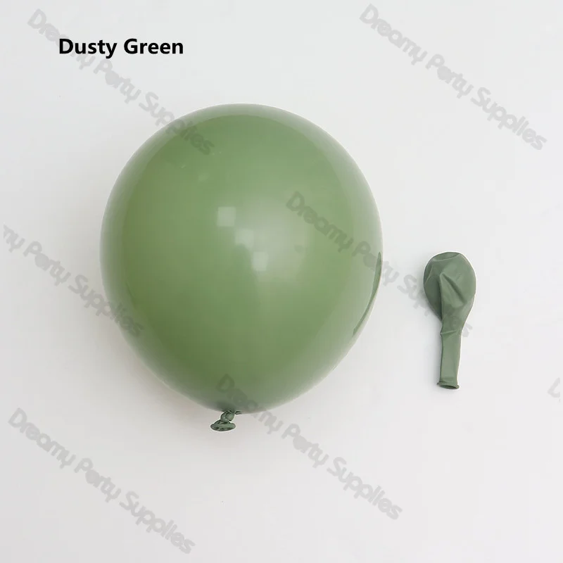 100 PEZZI Palloncino lattice STRONG colore VERDE SALVIA Pastello 30 cm 1C3A