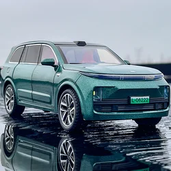 1:24 LEADING IDEAL L9 SUV Alloy Model Car Toy Diecasts Metal Casting Sound and Light Pull Back Car Toys For Children Vehicle