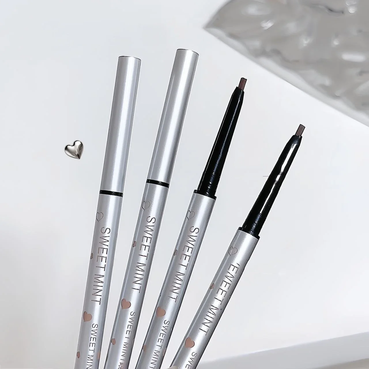 Matte Lying silkworm Eyeliner Gel Pen Lasting Waterproof Not Blooming Quick Drying Eye Liner Pencil Brown Eyebrow Pen Makeup 6