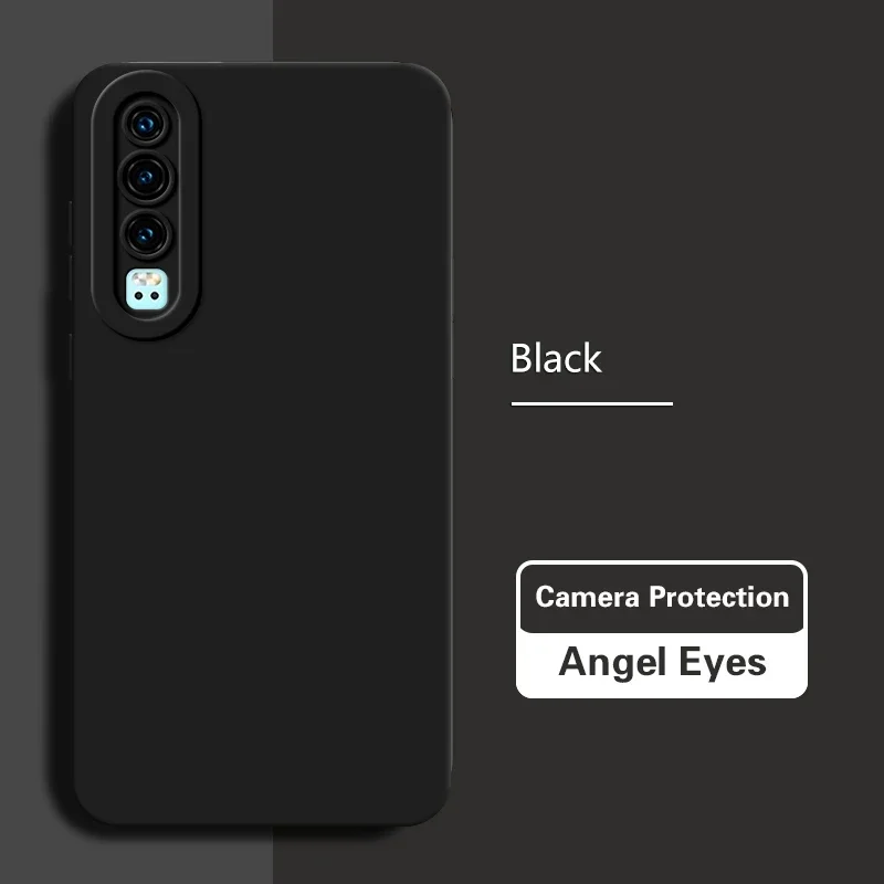 Angel Eyes Soft Liquid Silicone Phone Case - Solid Basic Design